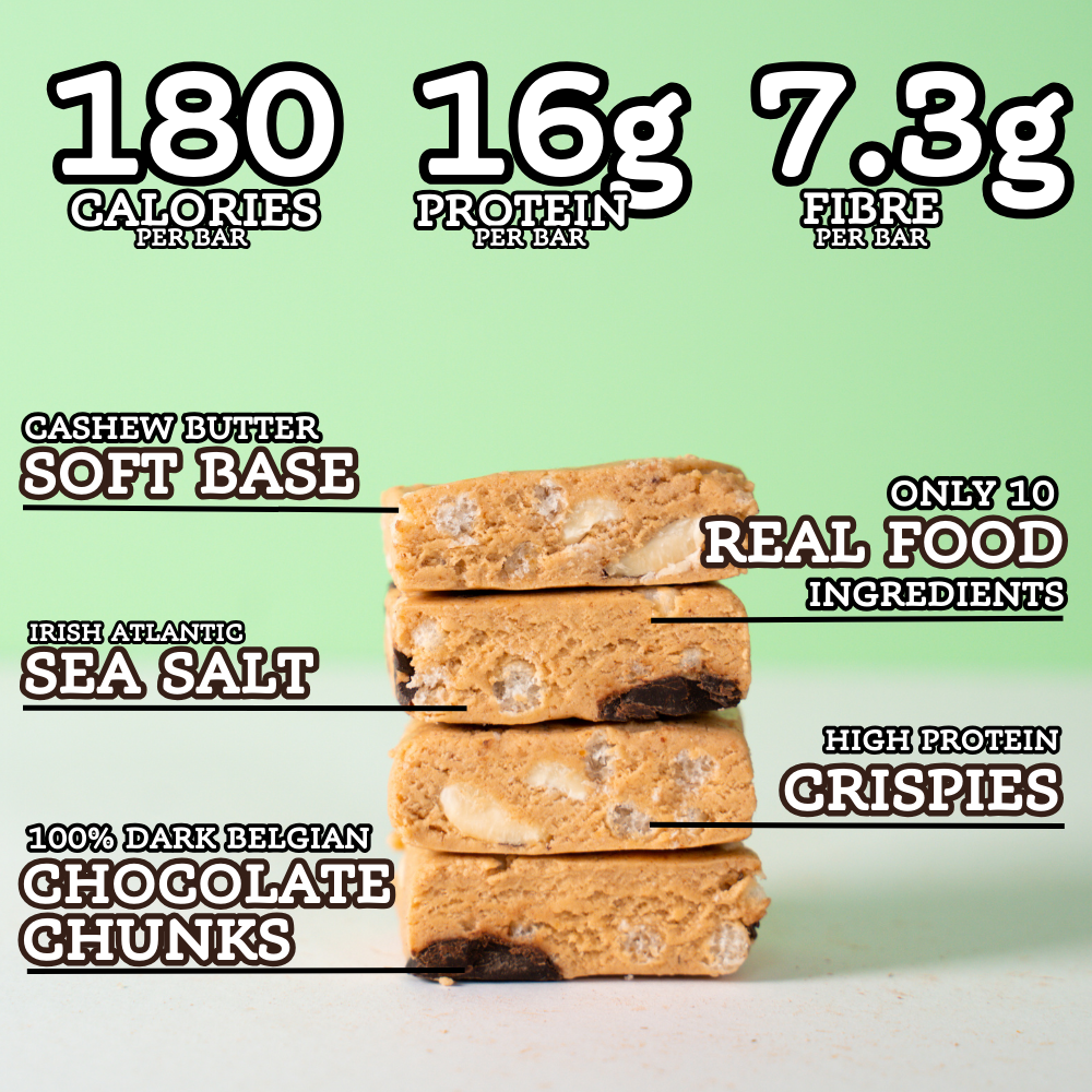 Cashew Cookie Dough Protein Bar 50g x 12 bars All Real Nutrition US