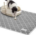 Premium Cat Litter Mat, Litter Box Mat with Non-Slip and Waterproof Backin