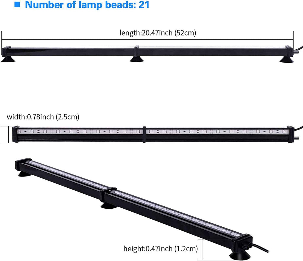 Fish Tank Light with Air Bubble Hole