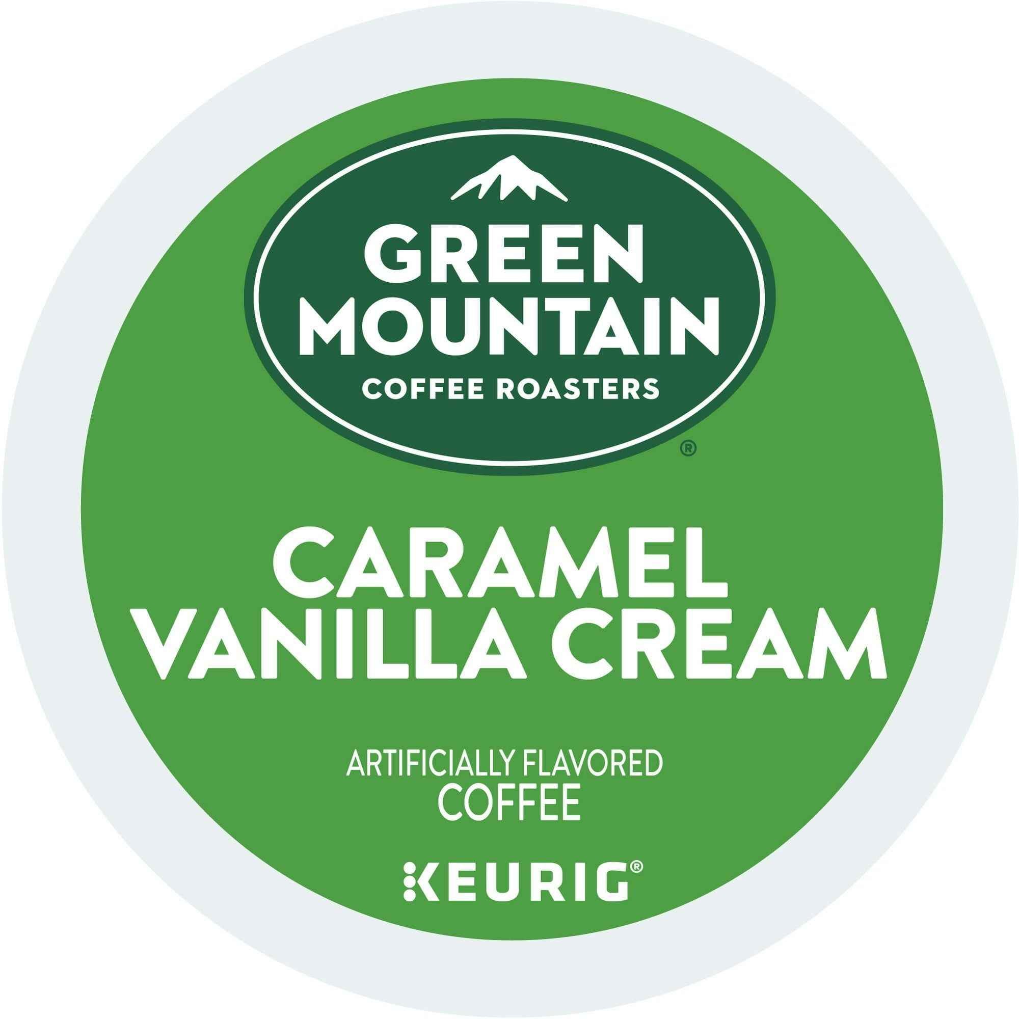 Green Mountain Coffee Roasters, Caramel Vanilla Cream Flavored K-Cup Coffee Pods, 24 Count