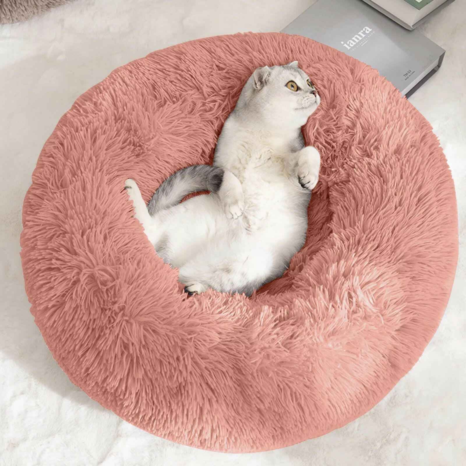 Round Calming Pet Bed