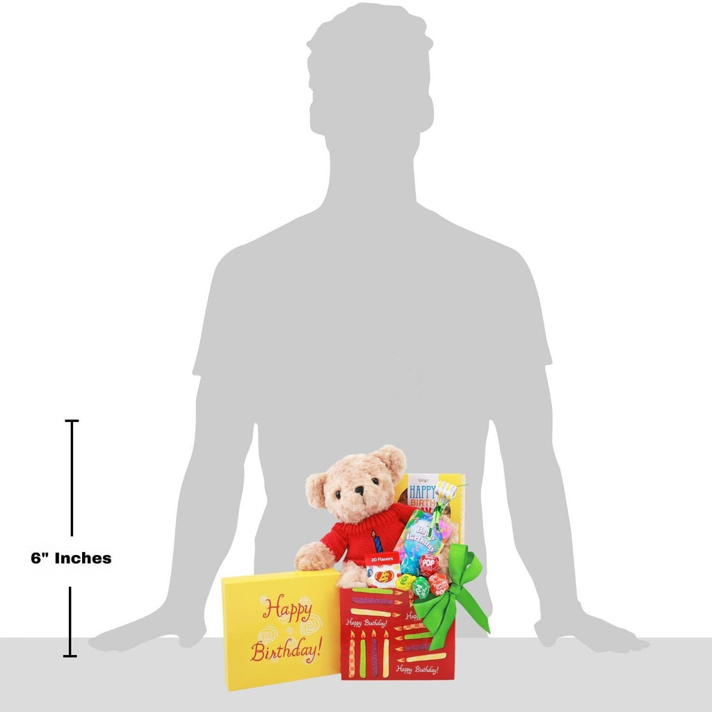Happy Birthday Bear Gift Box for Memorable Celebrations Alder Creek Gift Baskets