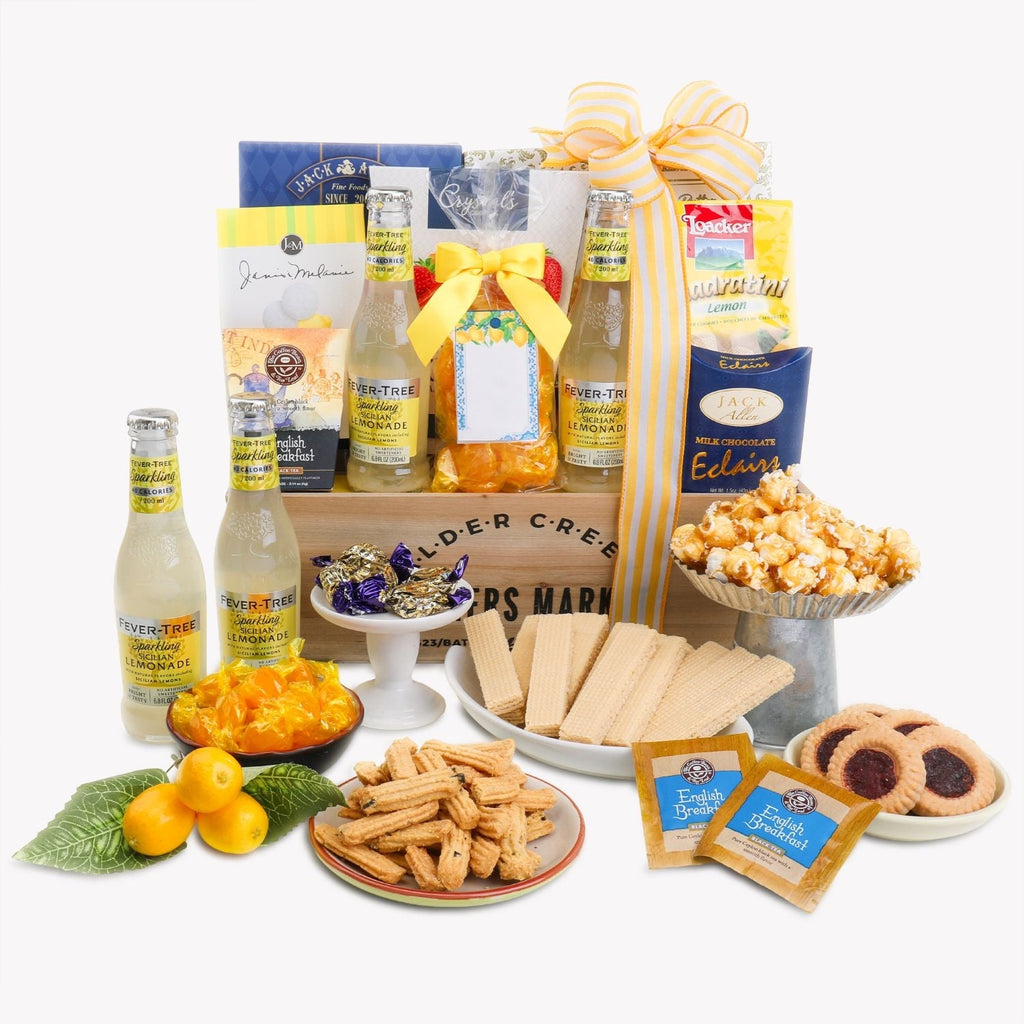 Sunshine is for Lemonade Gift Basket - Perfect Lemonade Gift Basket for All Occasions Alder Creek Gift Baskets