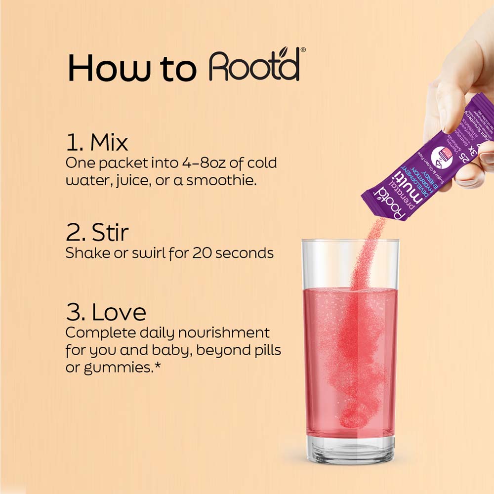 Essential Prenatal Nutrition + Electrolytes Root'd