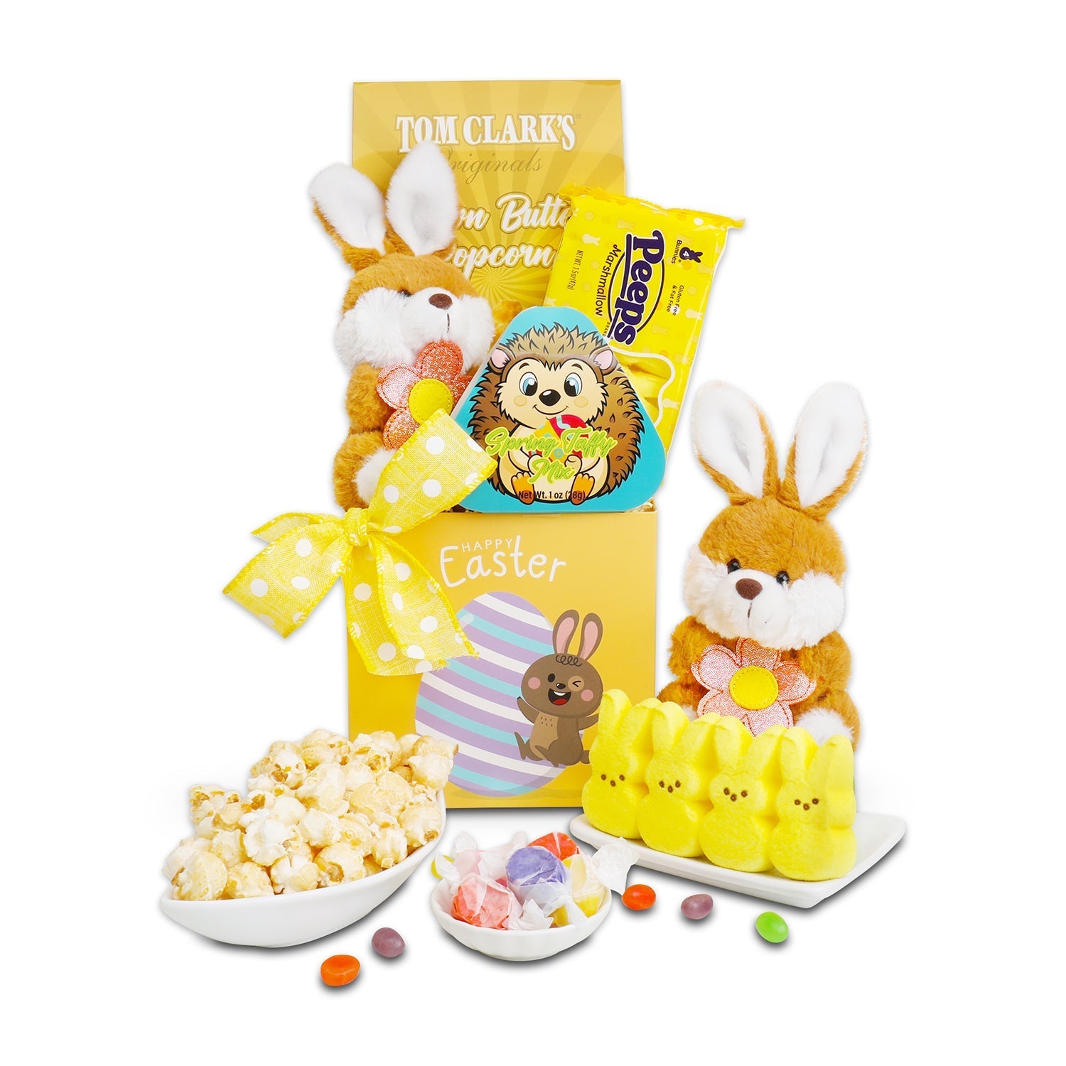 Happy Hare Tote Bag - Stylish and Eco-Friendly Carryall Alder Creek Gift Baskets