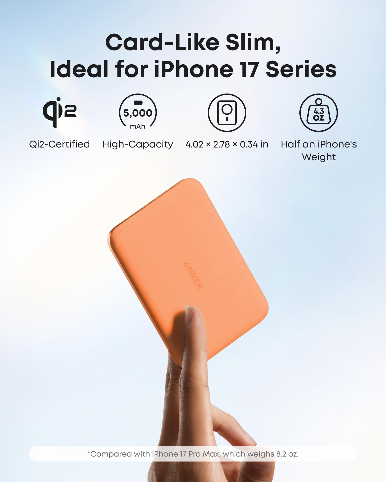 Anker Nano Power Bank (5K, MagGo, Slim) Anker