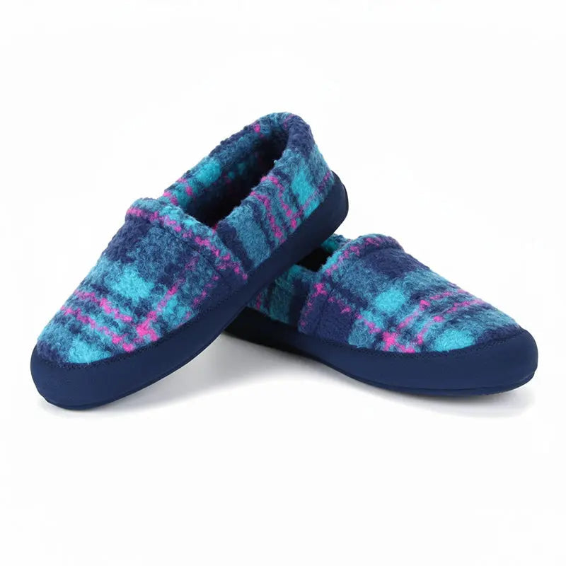 Women's Peacock Plaid Mocs for Ultimate Comfort and Style Polar Feet® LLC