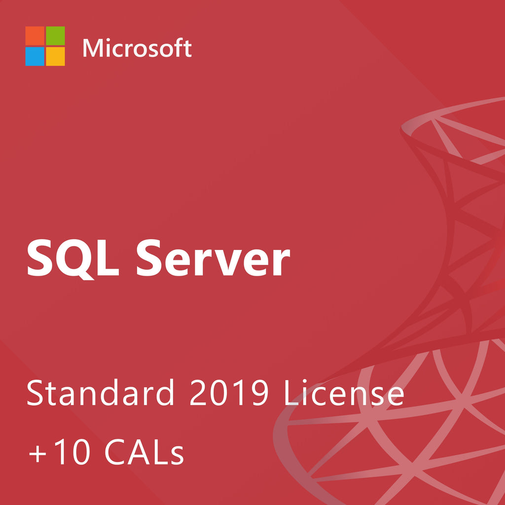 Microsoft SQL Server 2019 Standard - License + 10 CALs Helpful Downloads