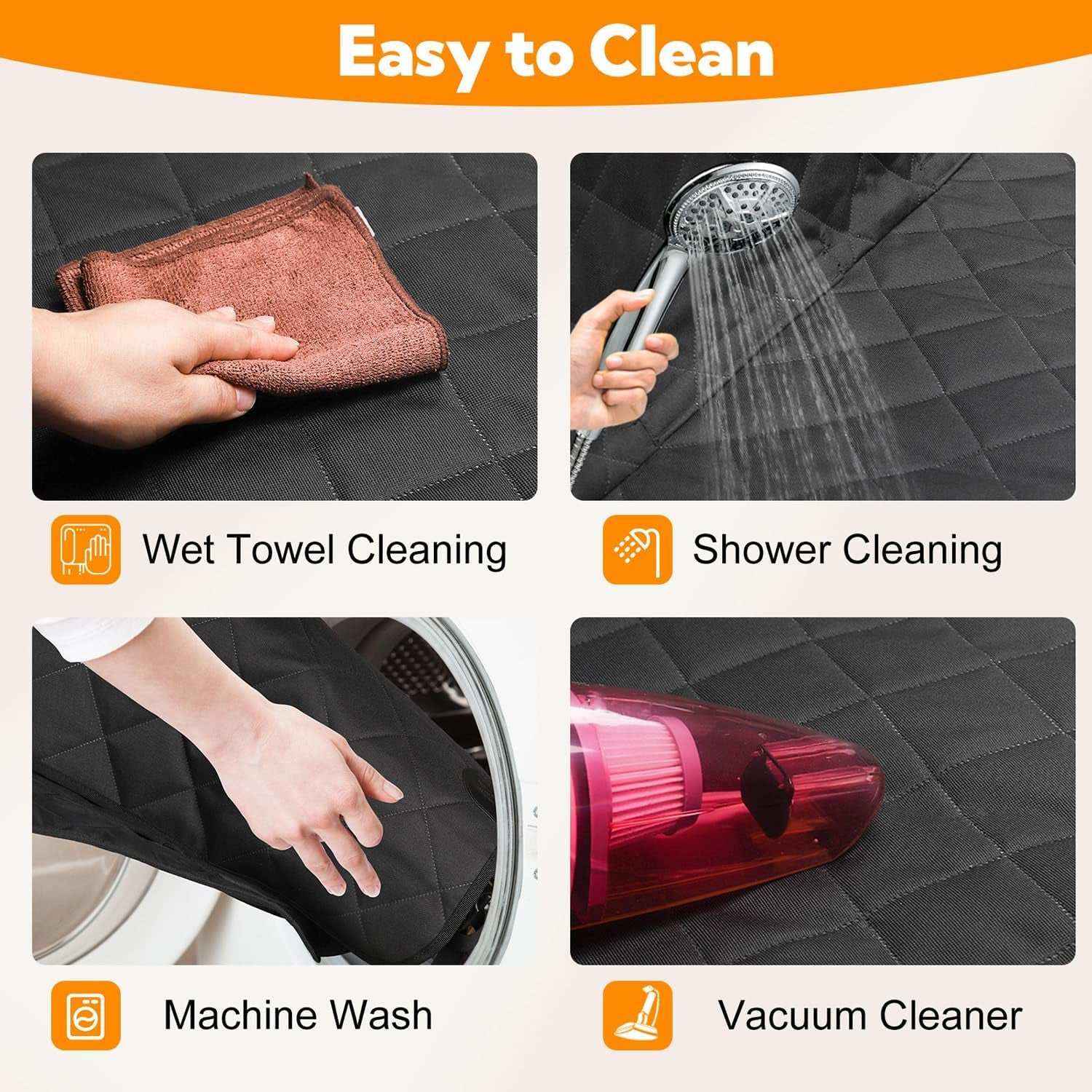 Waterproof Dog Cover for Back seat