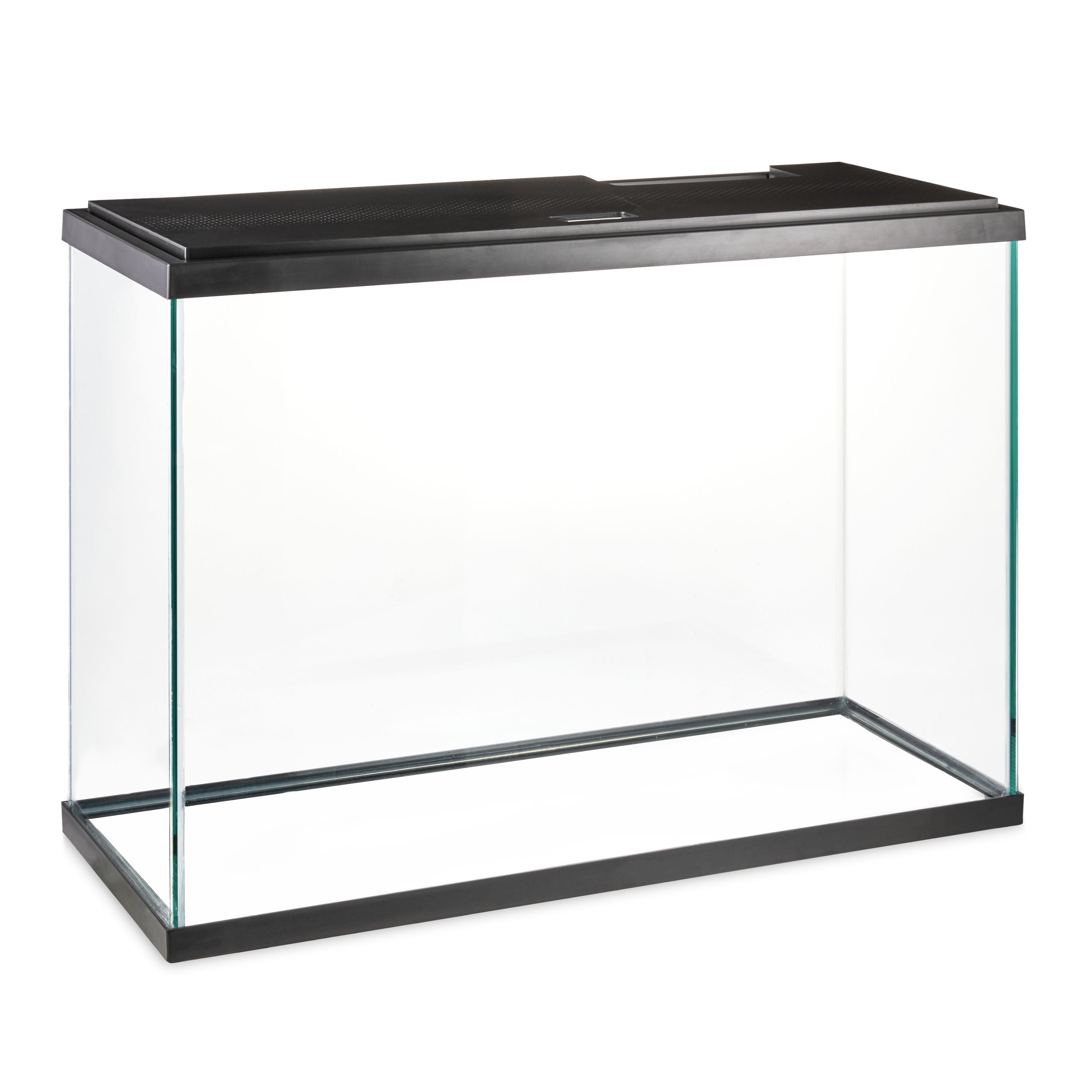 Glass 29 Gallon Aquarium Starter Kit, Black, 30.2''L X 12.44''W X 21.18''H MJ's Pet Closet