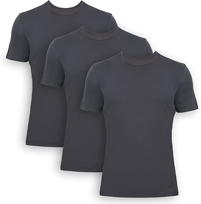 Men's Bamboo Crew Neck Undershirts (3-Pack) Bambooven