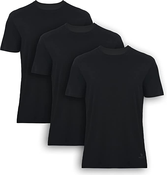 Men's Bamboo Crew Neck Undershirts (3-Pack) Bambooven