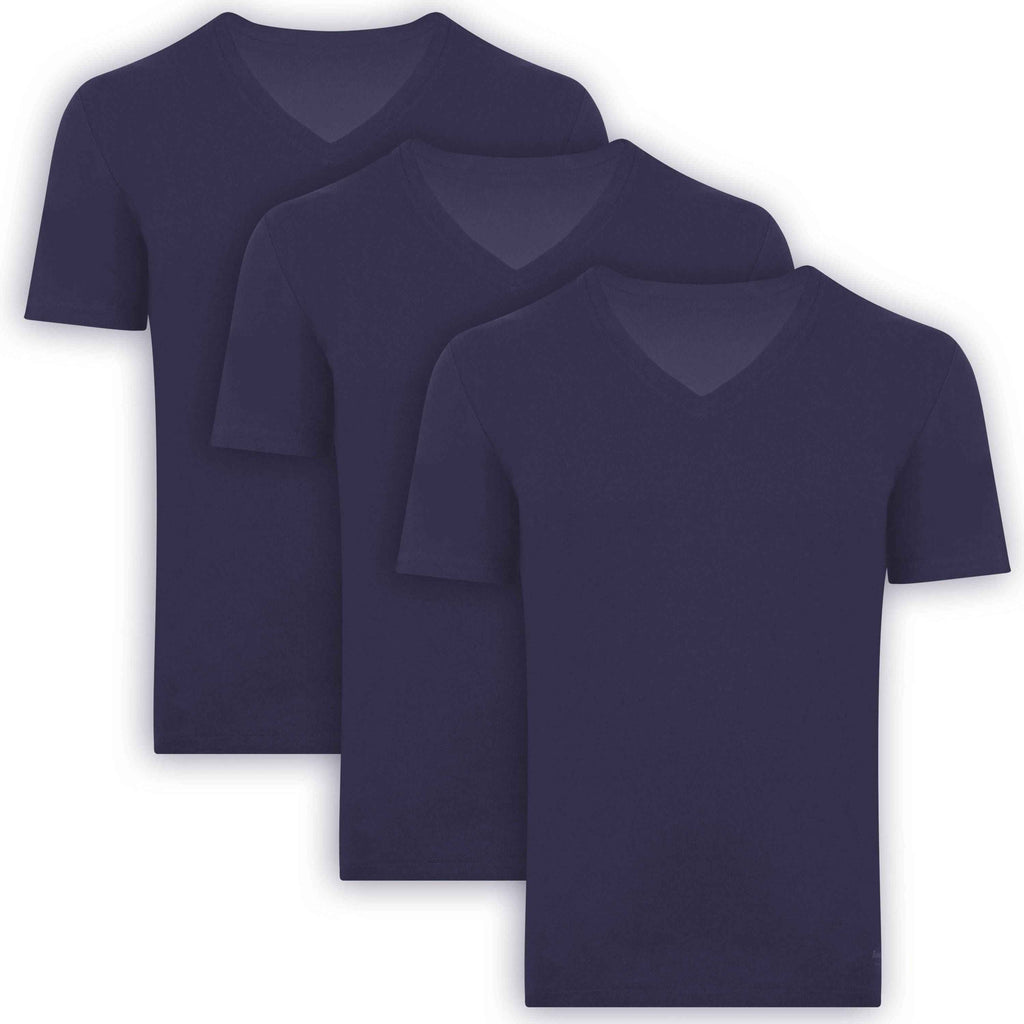 Men's Bamboo V-Neck Undershirt (3 Pack)