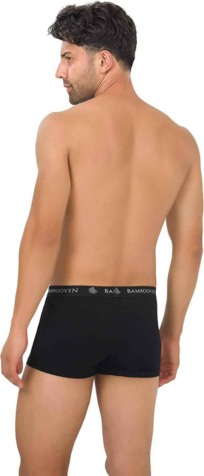 Men’s Bamboo Trunks with Pouch 4-Pack