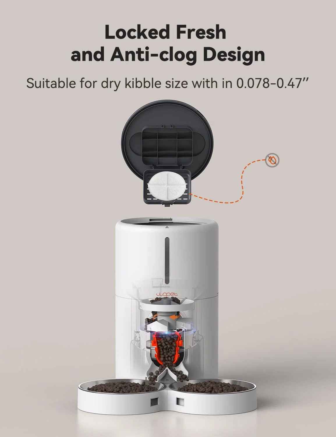 Automatic Cat Feeders for 2 Cats and Dogs