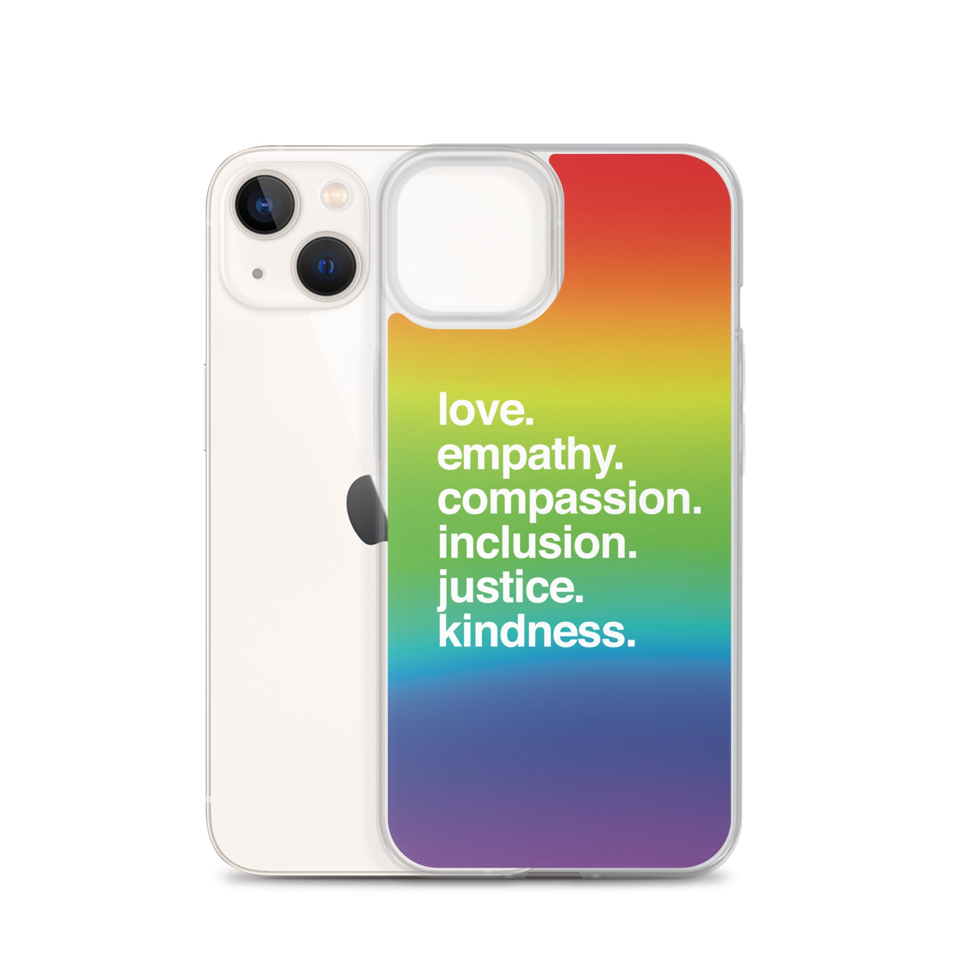 'Kindness Is' Pride iPhone Case