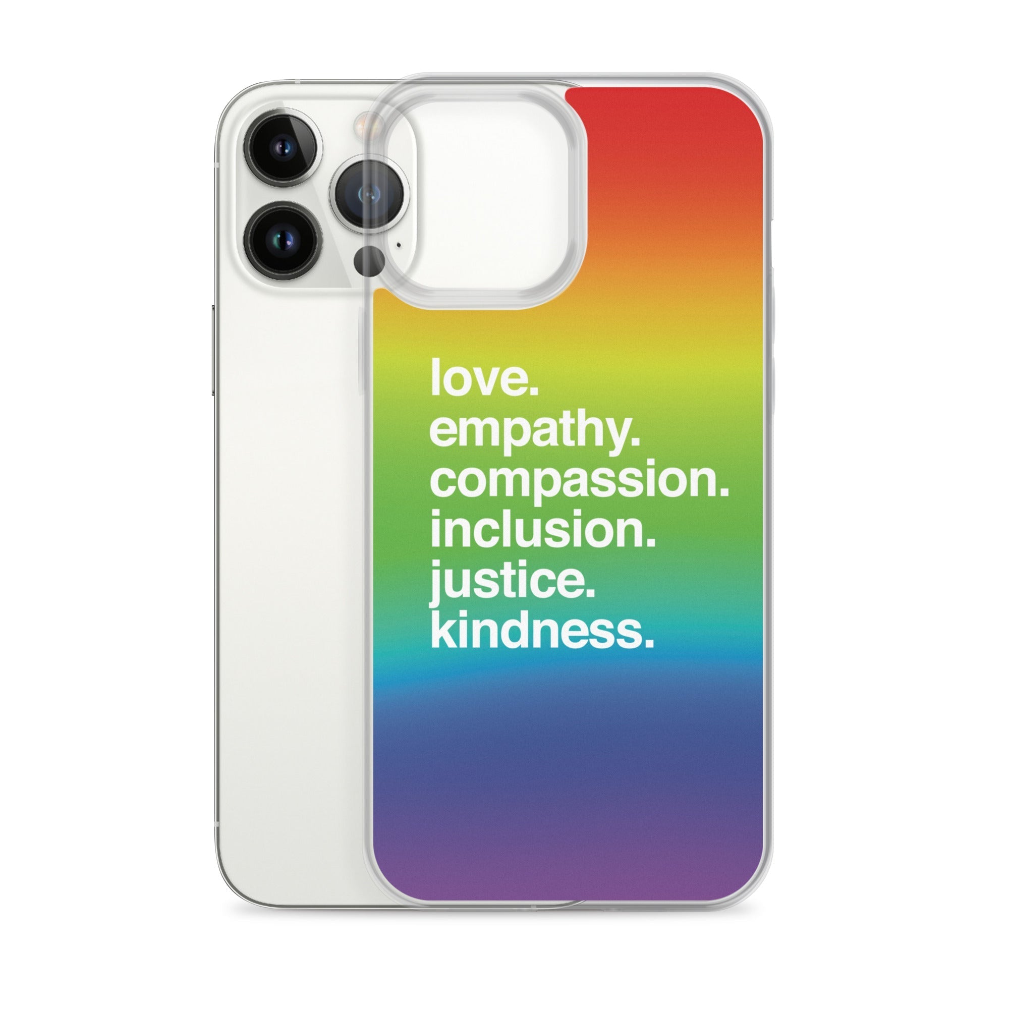 'Kindness Is' Pride iPhone Case