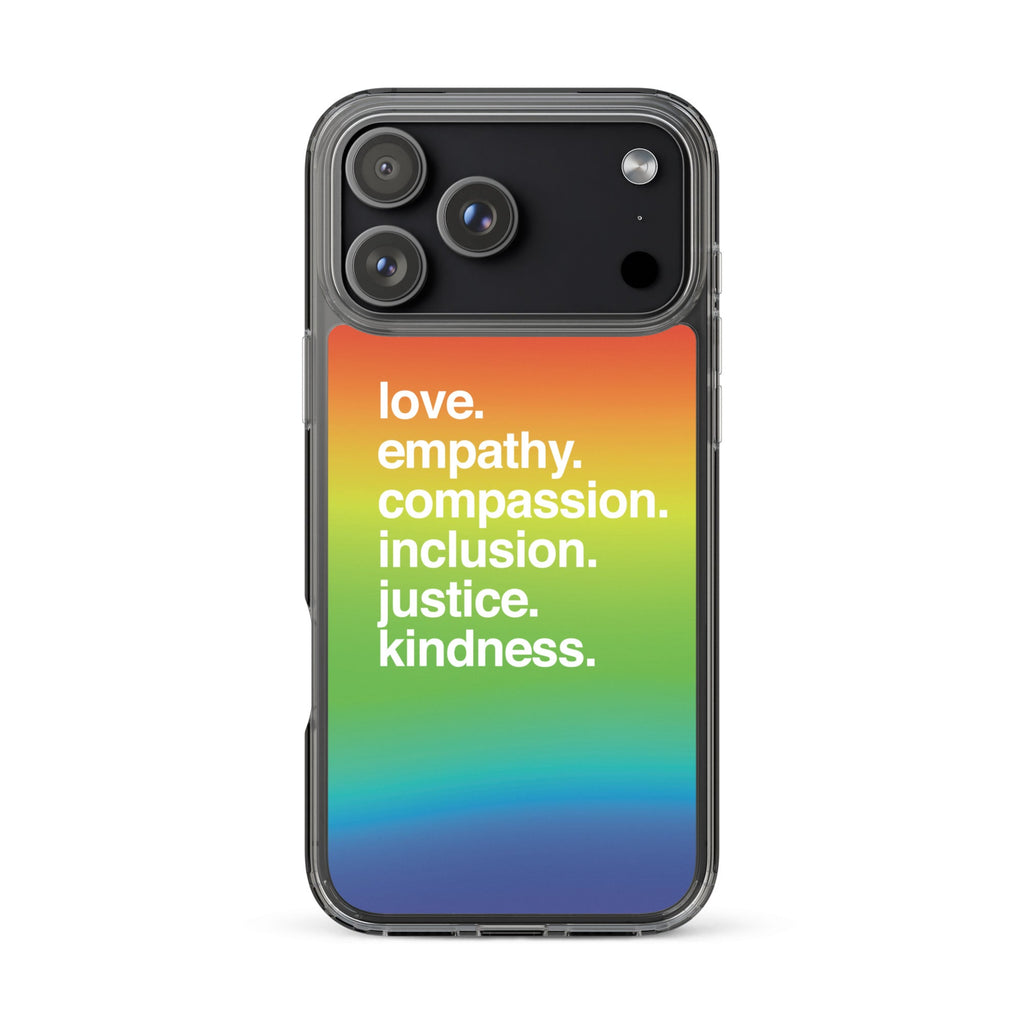 'Kindness Is' Pride iPhone Case