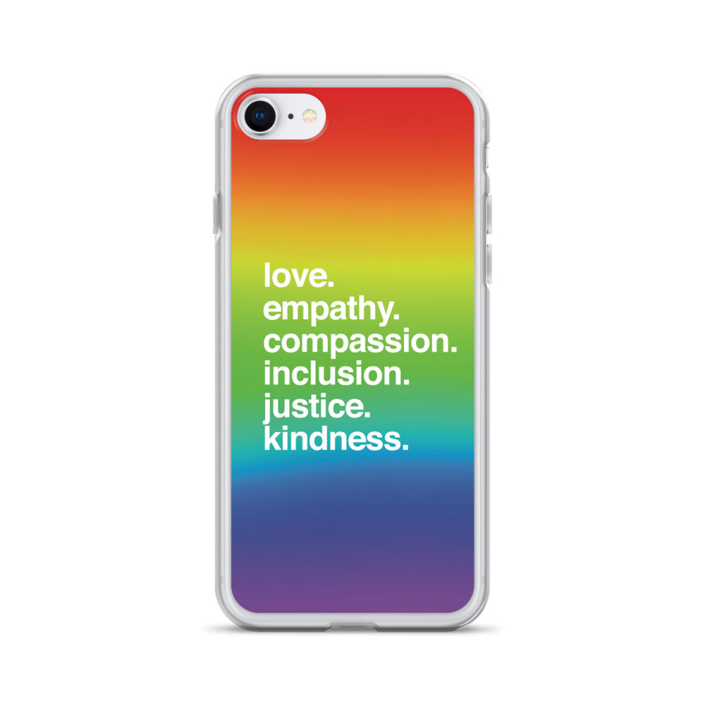 'Kindness Is' Pride iPhone Case