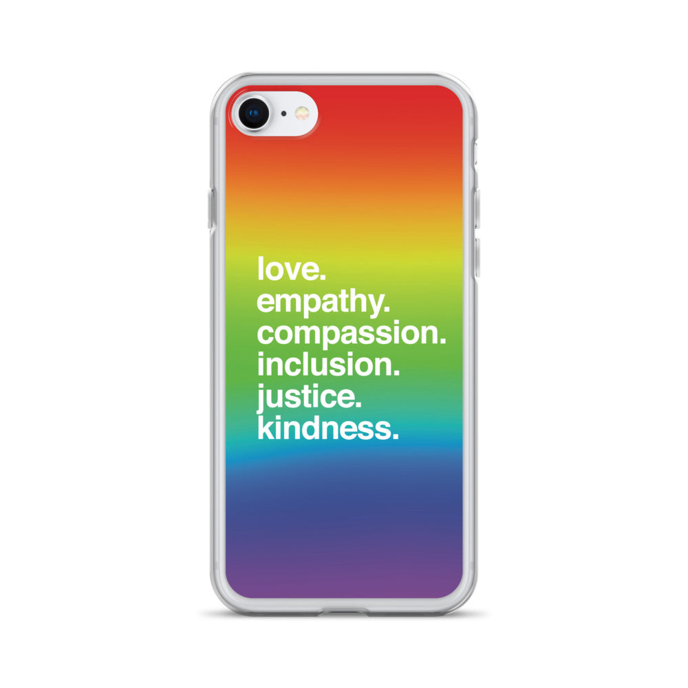 'Kindness Is' Pride iPhone Case