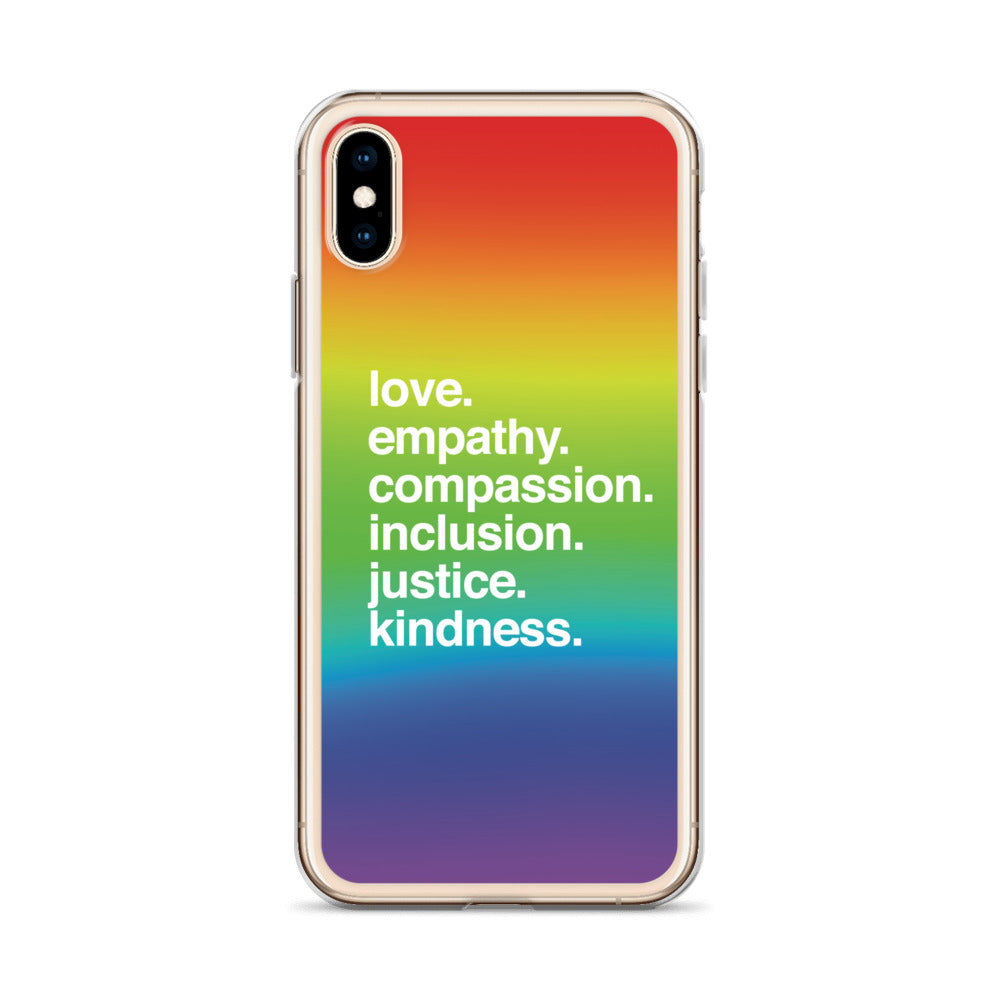 'Kindness Is' Pride iPhone Case