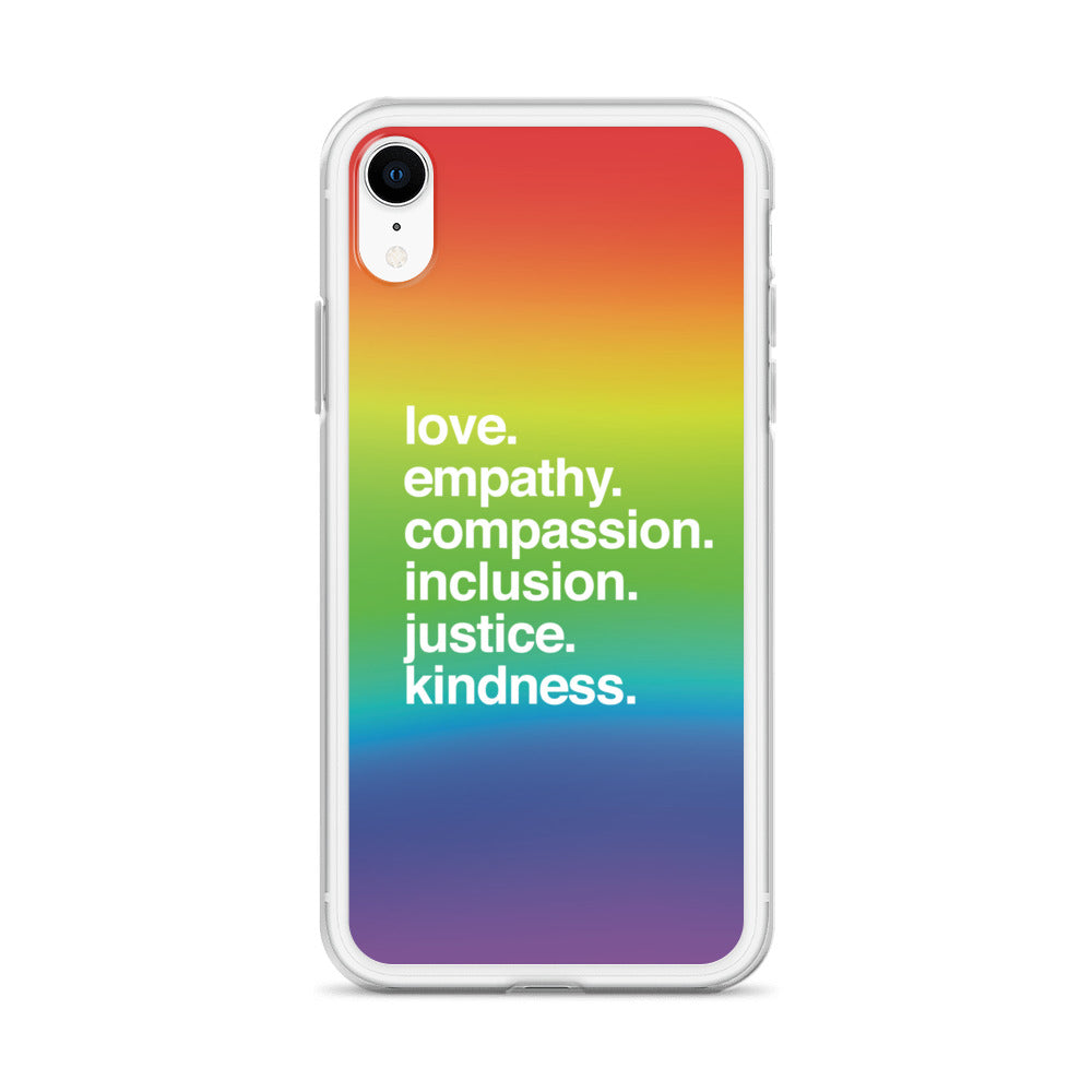 'Kindness Is' Pride iPhone Case