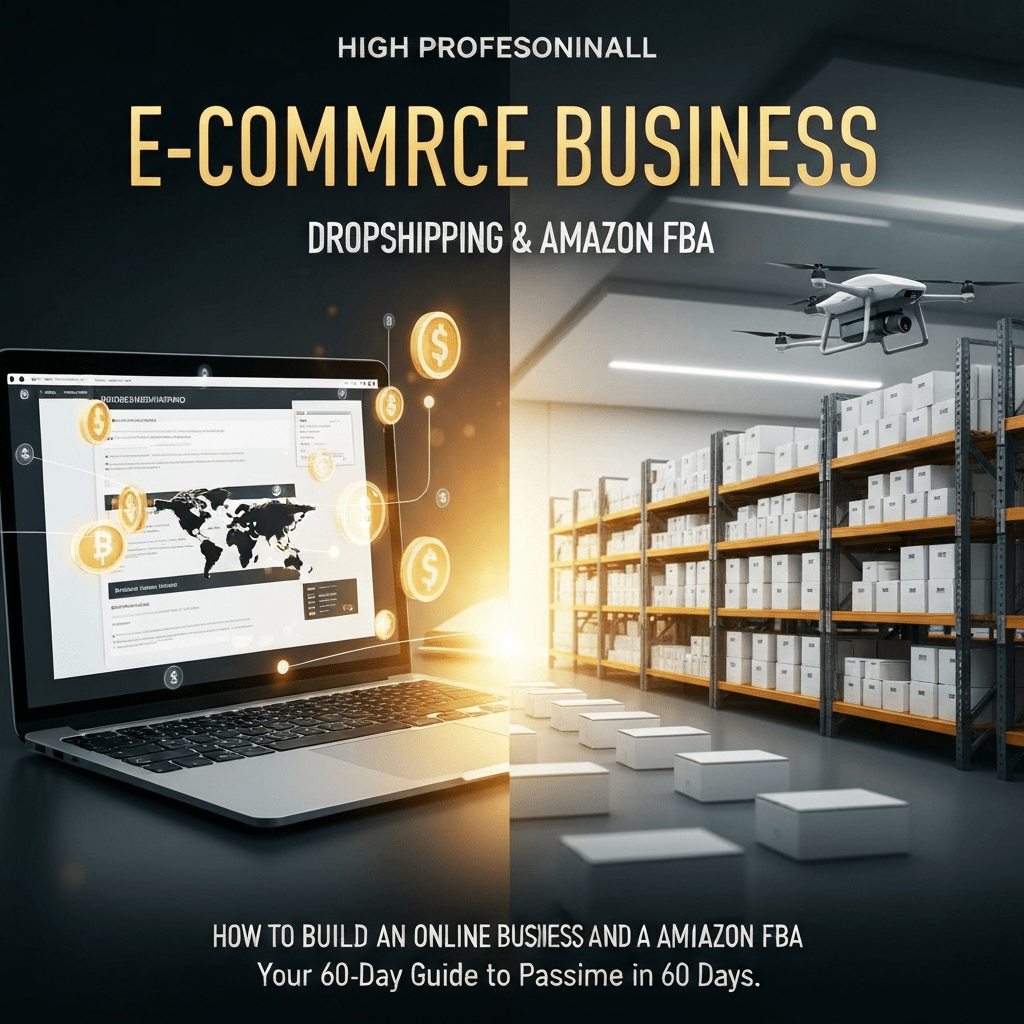 E-Commerce Business: 2 Books in 1: Dropshipping & Amazon FBA - Your 60-Day Guide to Passive Income - Codex AI