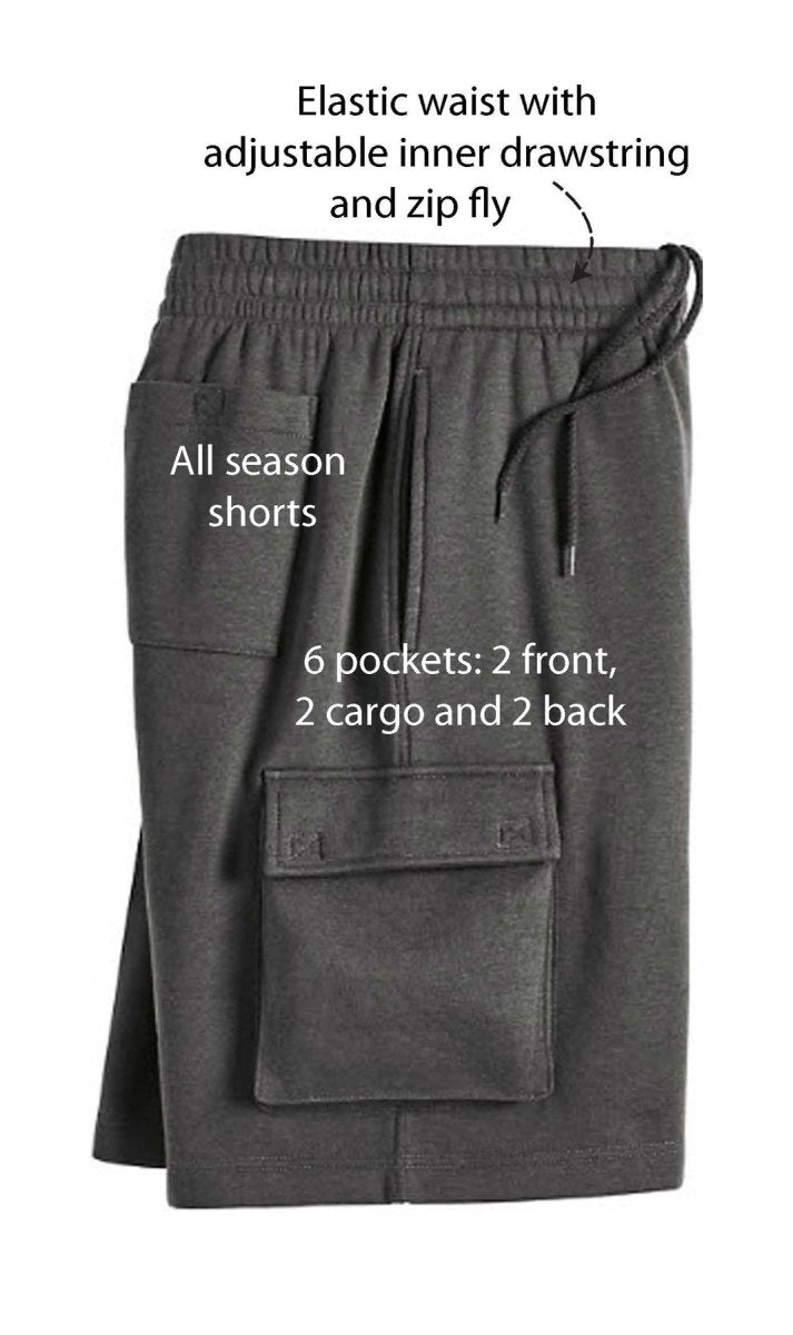 Men's Fleece Cargo Shorts – The Sweat Shorts You'll Wear Everywhere - Codex AI