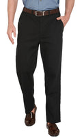 Men's Stretch Waist Chinos with a Hidden Elastic Waist and Flat Front - Codex AI