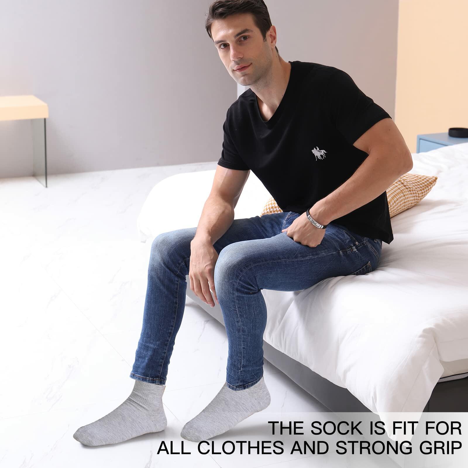 ZXGXLAW Funny 'I'm Not Sleeping' Socks for Dad Men Grandpa – Single Pair Deal US