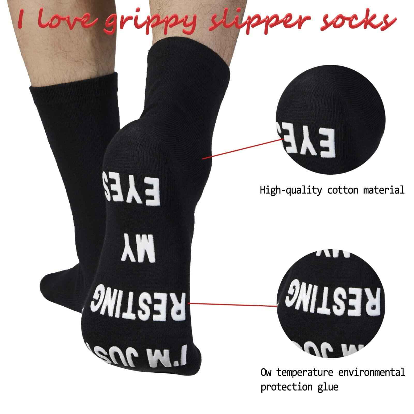 ZXGXLAW Birthday Gifts for Dad Men Im Not Sleeping Funny Socks 1 Pair