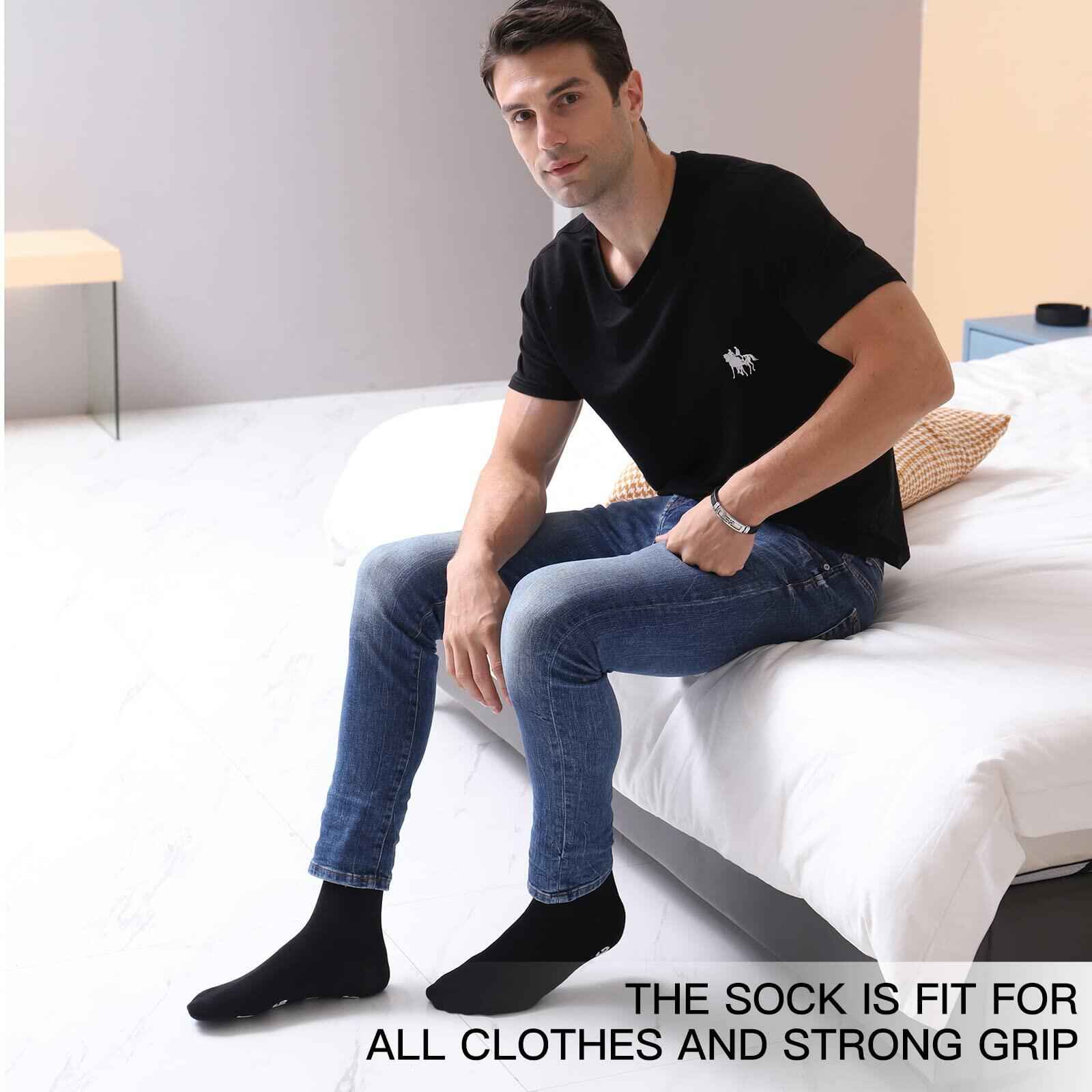 ZXGXLAW Men's Socks for Dad Grandpa Funny Gift Casual Crew Socks 1 Pair