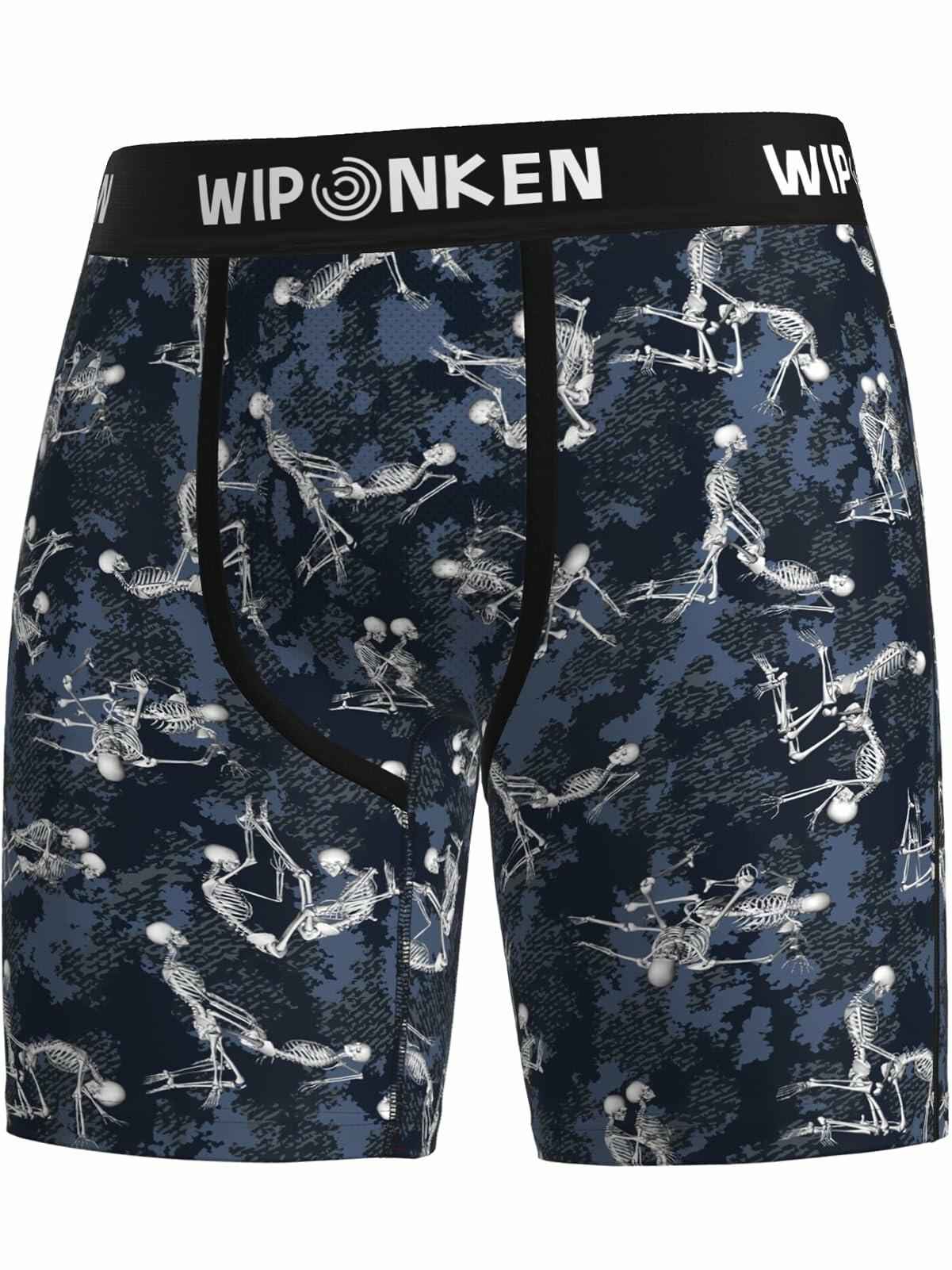 WIPONKEN Men's Boxer Briefs Moisture Wicking No-Fly Underwear Size S