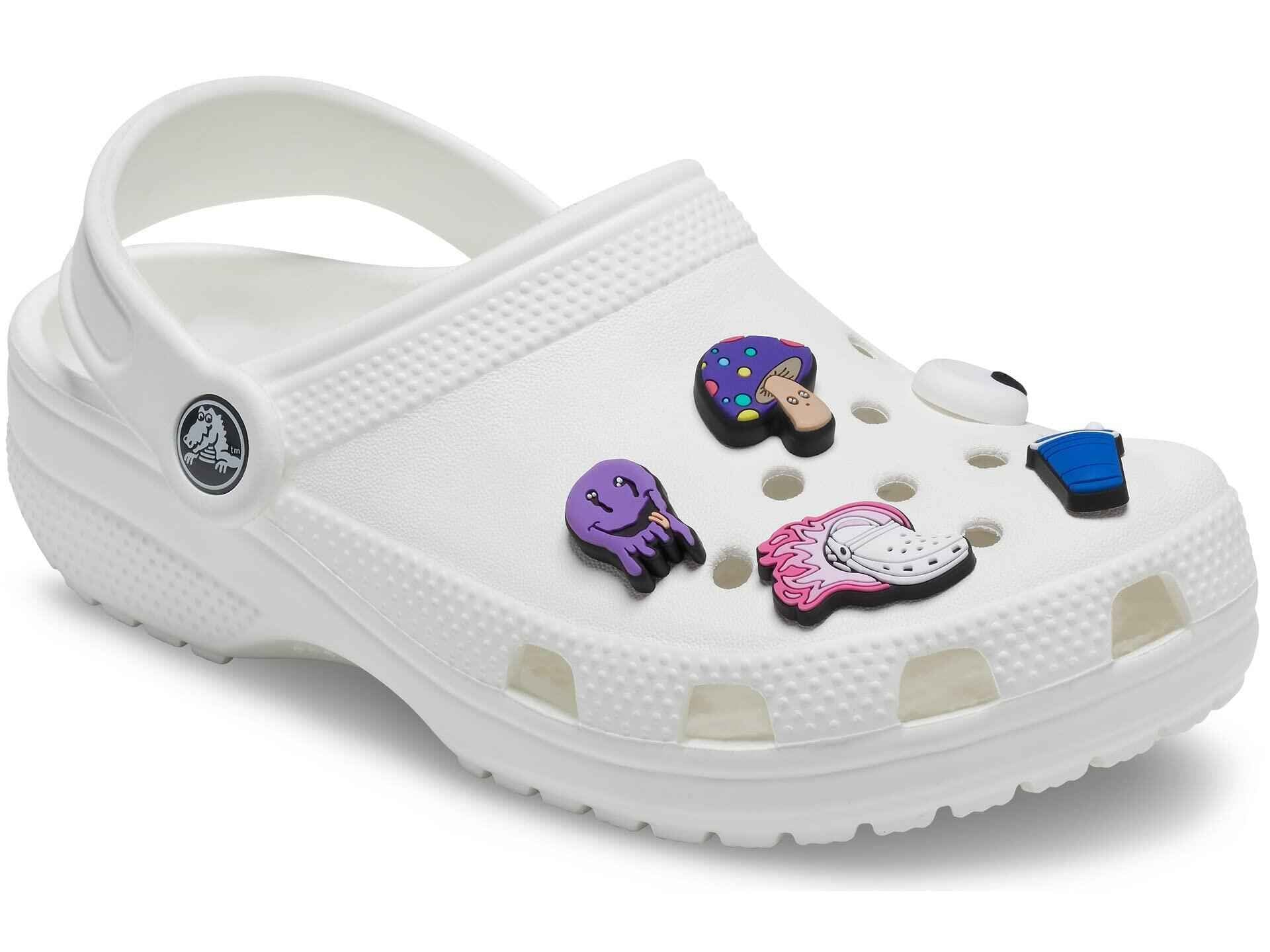 Crocs Shoe Charms Synthetic Chiller Guy 5-Pack Multi Color Size Medium