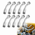 10 pcs Hydraulic 5/16" Hose x 3/4" JIC 37° Female 90° Elbow Fittings