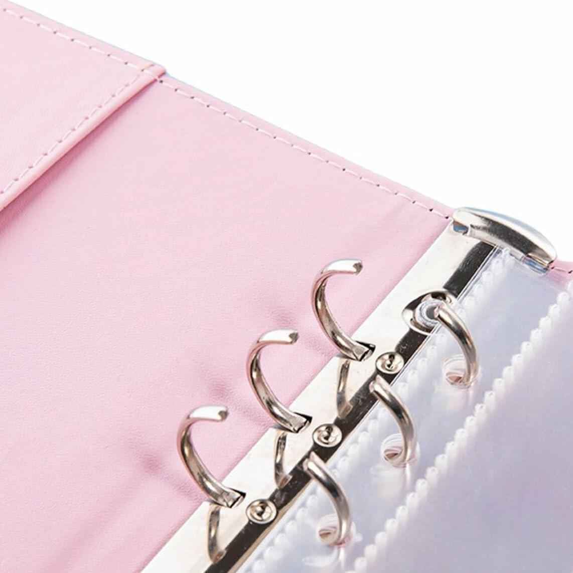 100 Envelope Challenge Binder 5-in-1 Budget Planner Shining Silver