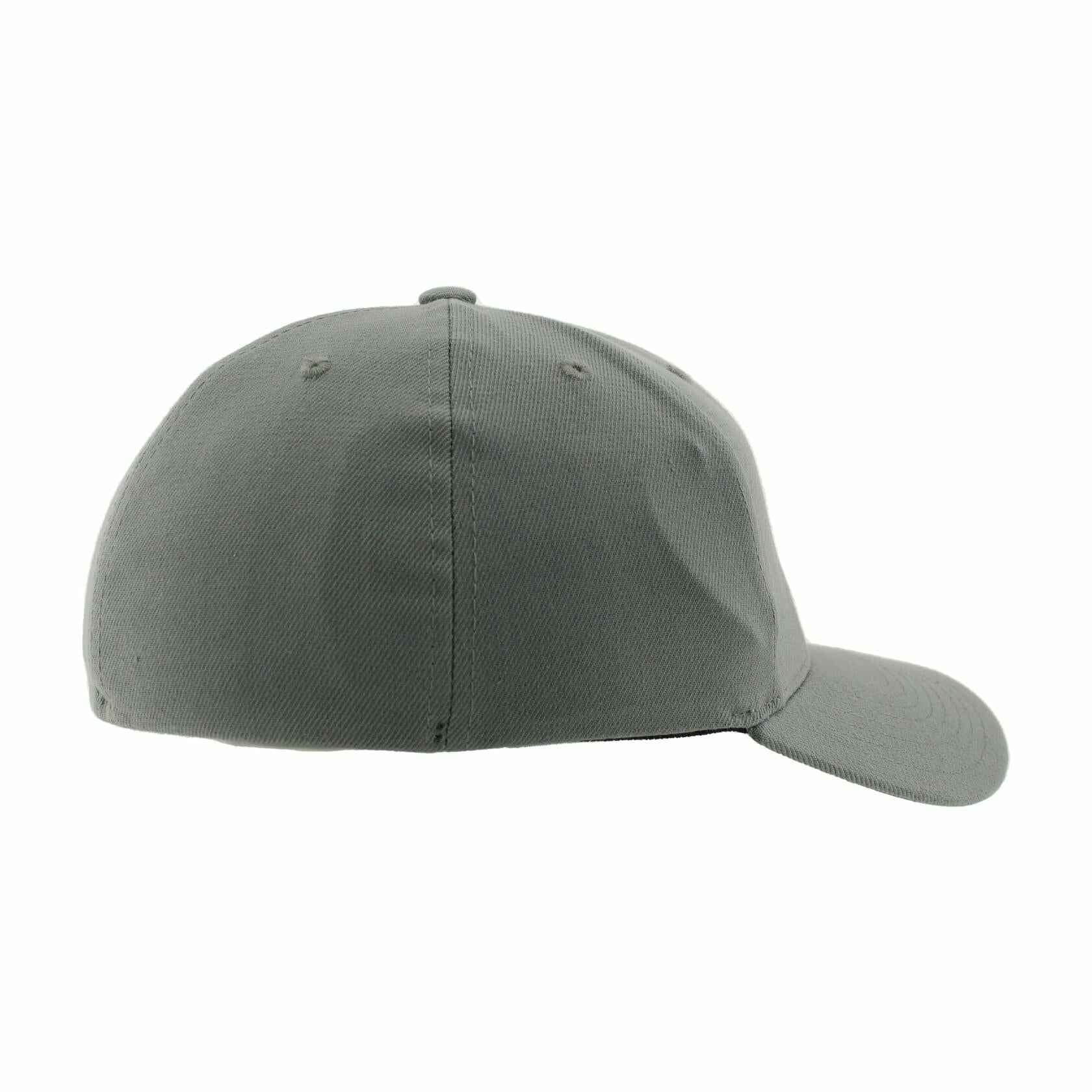 ZHATS Men's NCAA Officially Licensed Fitted Hat ZH Patch Gray Size L