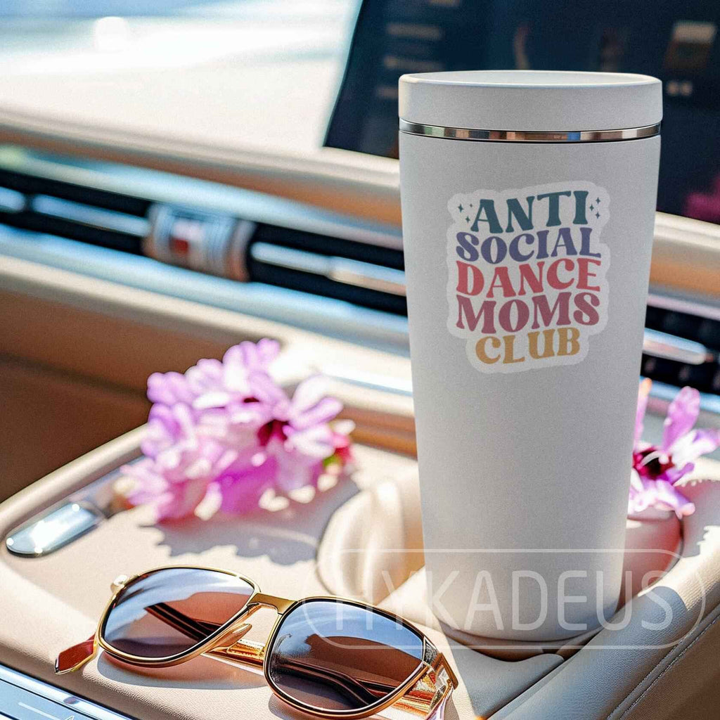 (3Pcs) In My Dance Mom Era Sticker Waterproof Vinyl 3x2.8 Inch Decal