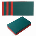 100 Sheets Christmas Cardstock Paper 250 GSM 4x6in Green Red