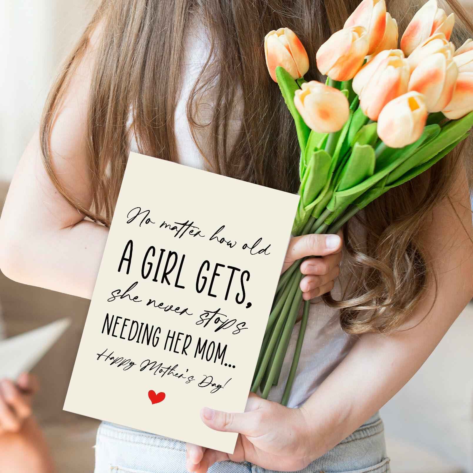 CSMOSJgreetings Funny Mother's Day Card for Mom Lovely Gift CSMOSJ-375-MQJ