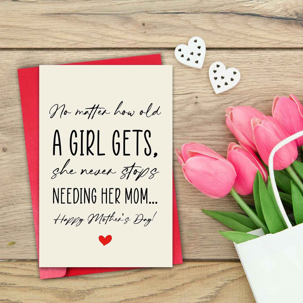 CSMOSJgreetings Funny Mother's Day Card for Mom Lovely Gift CSMOSJ-375-MQJ