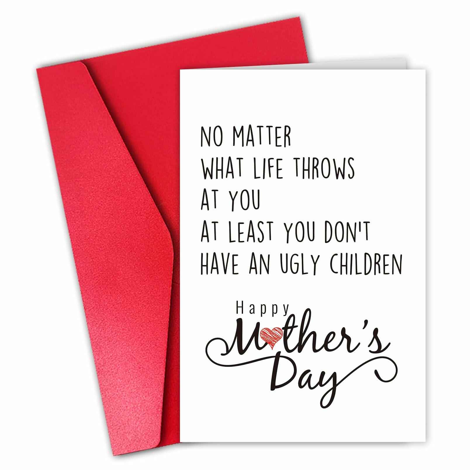 CSMOSJgreetings Funny Mothers Day Card from Children Naughty Gift Color #10