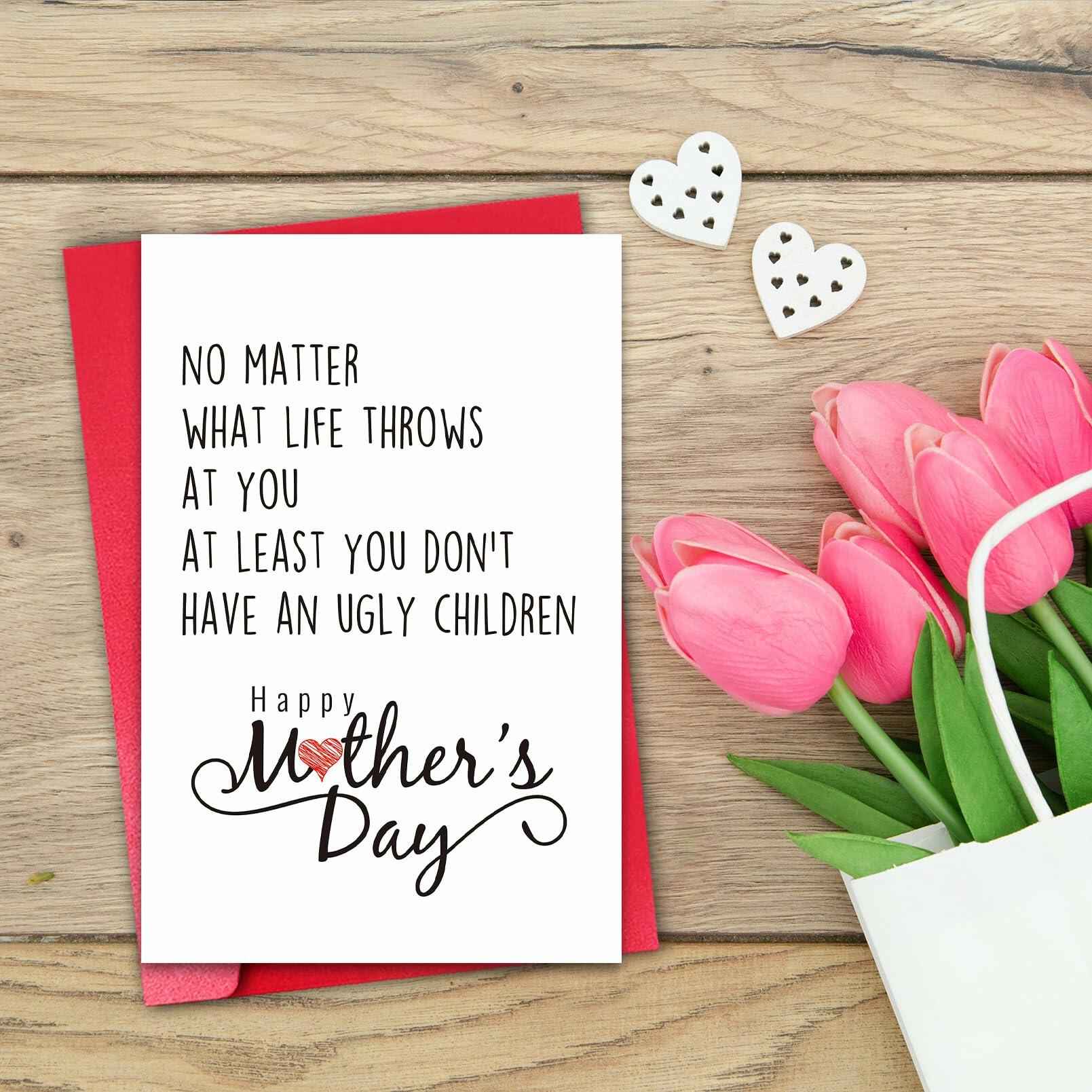 CSMOSJgreetings Funny Mothers Day Card from Children Naughty Gift Color #10