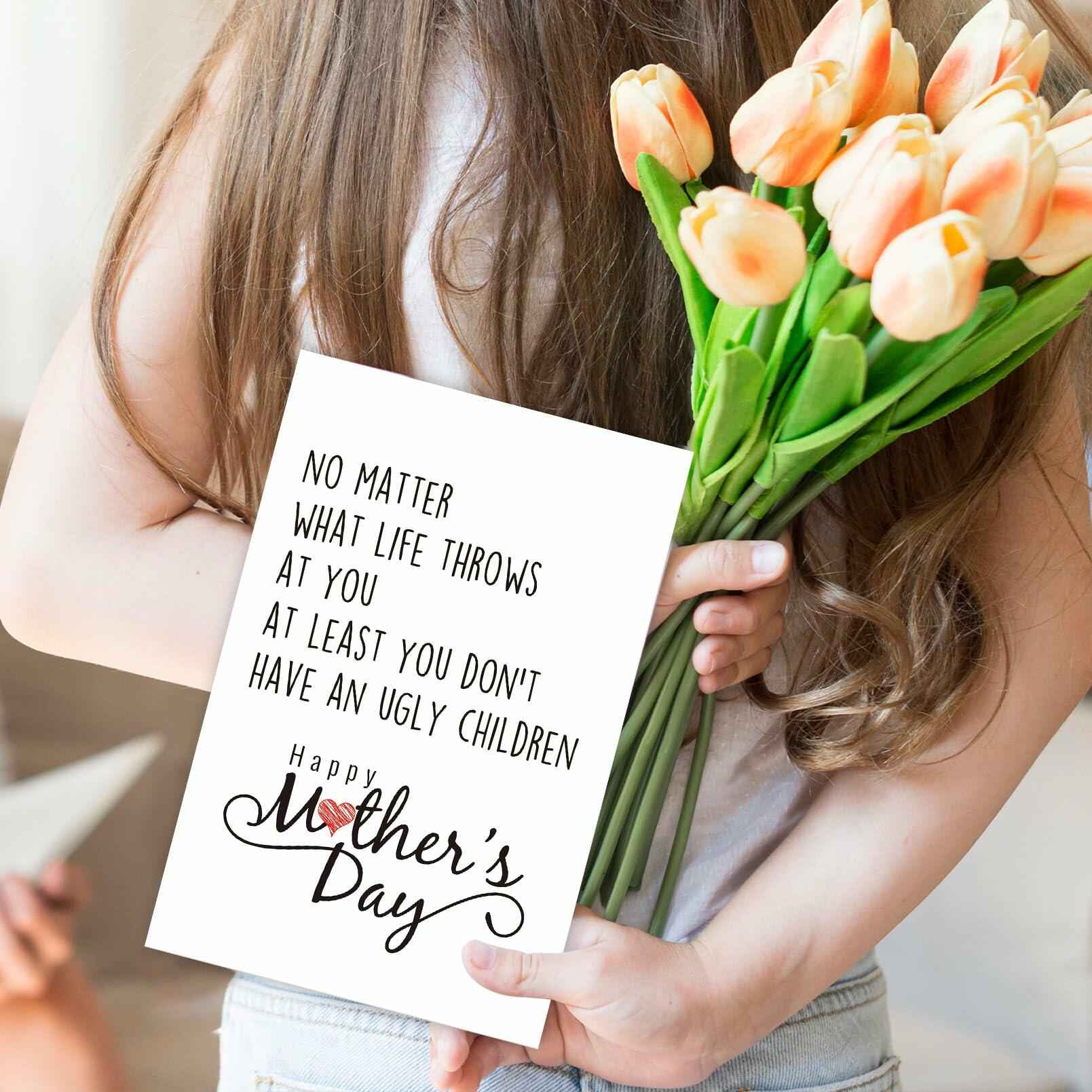 CSMOSJgreetings Funny Mothers Day Card from Children Naughty Gift Color #10