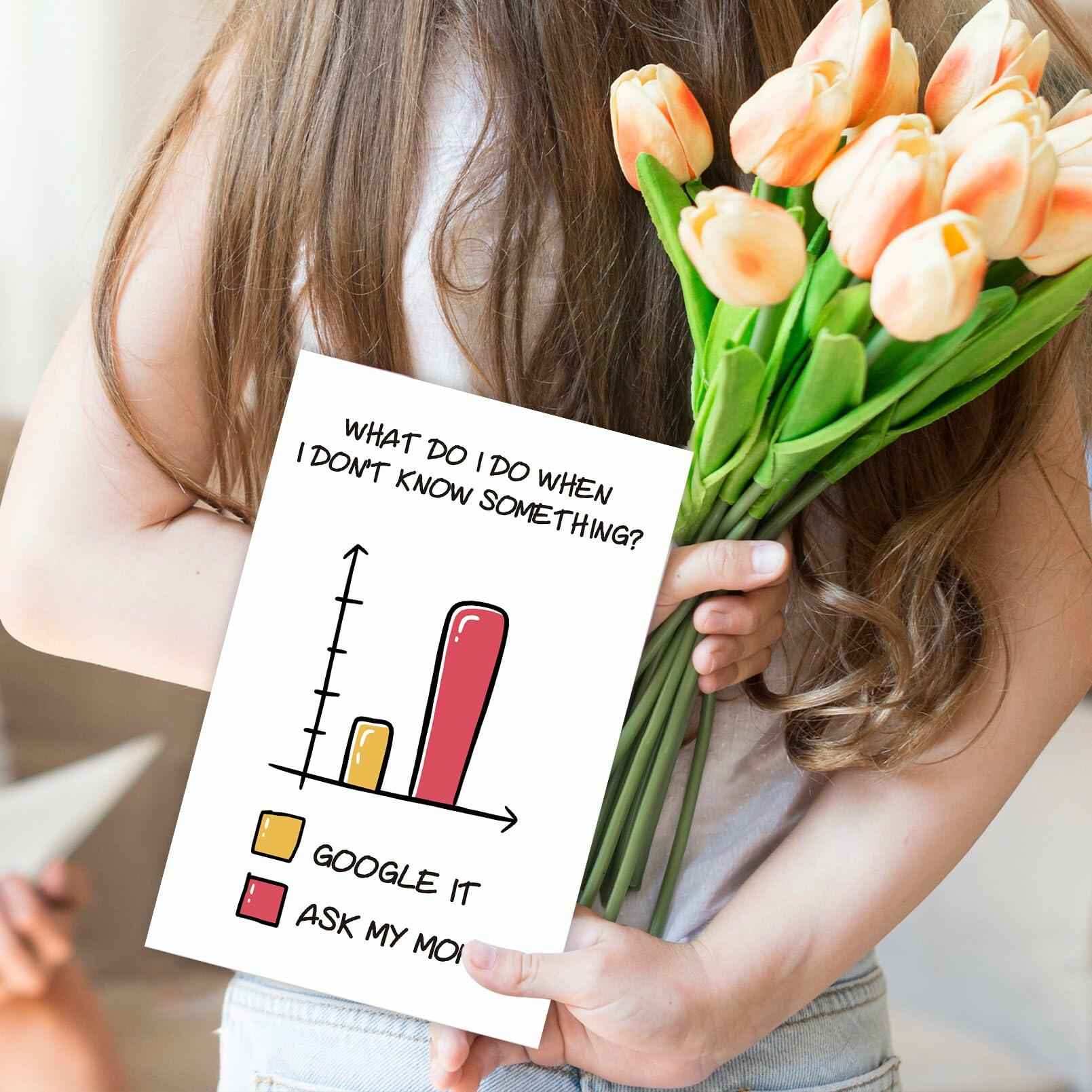 CSMOSJgreetings Funny Mothers Day Card for Mom from Son Daughter Color #13