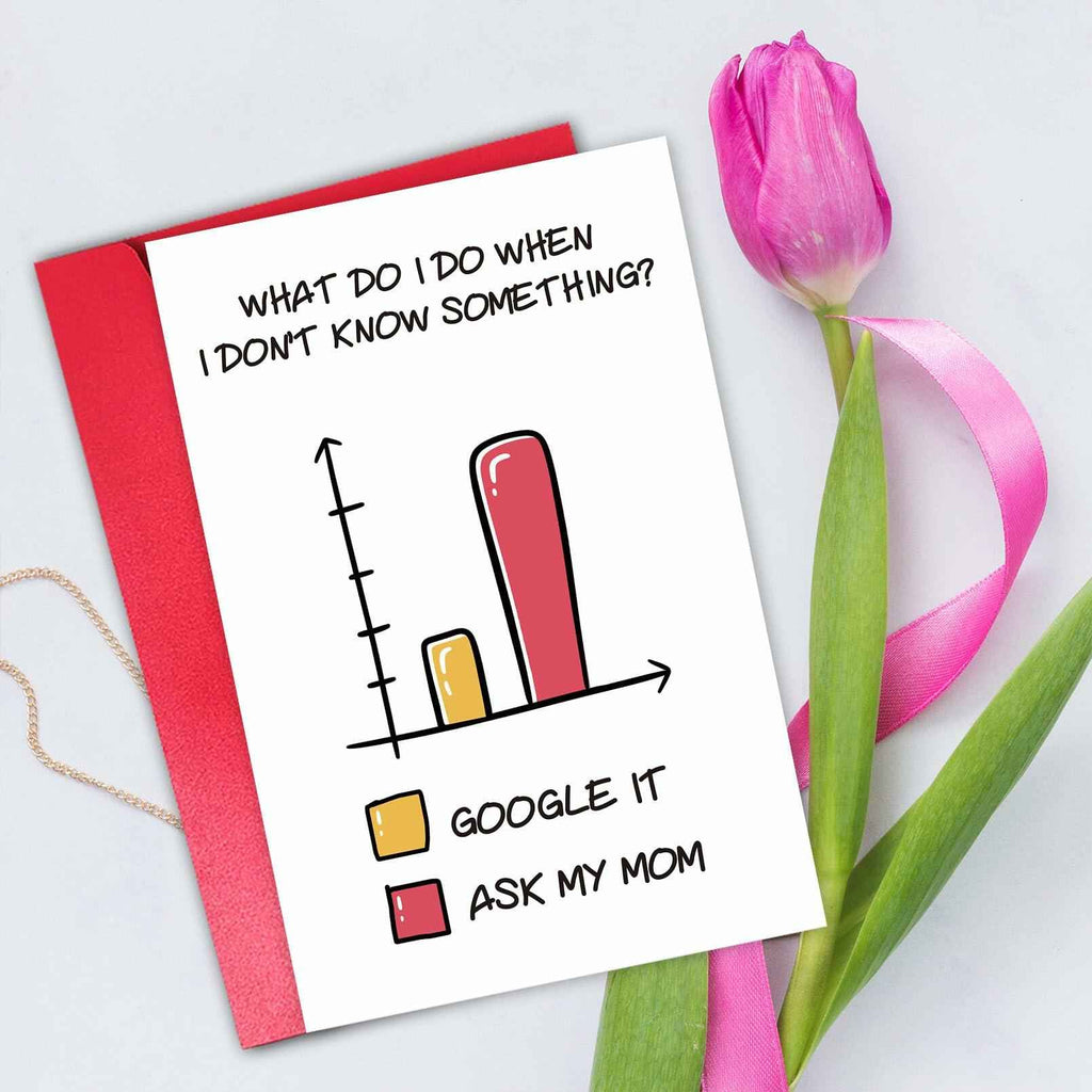 CSMOSJgreetings Funny Mothers Day Card for Mom from Son Daughter Color #13