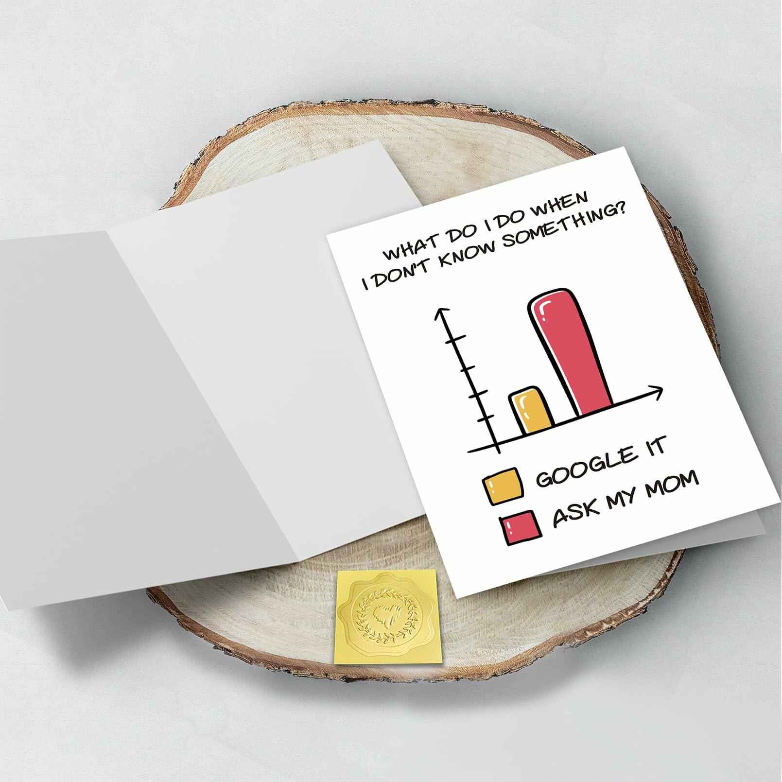 CSMOSJgreetings Funny Mothers Day Card for Mom from Son Daughter Color #13