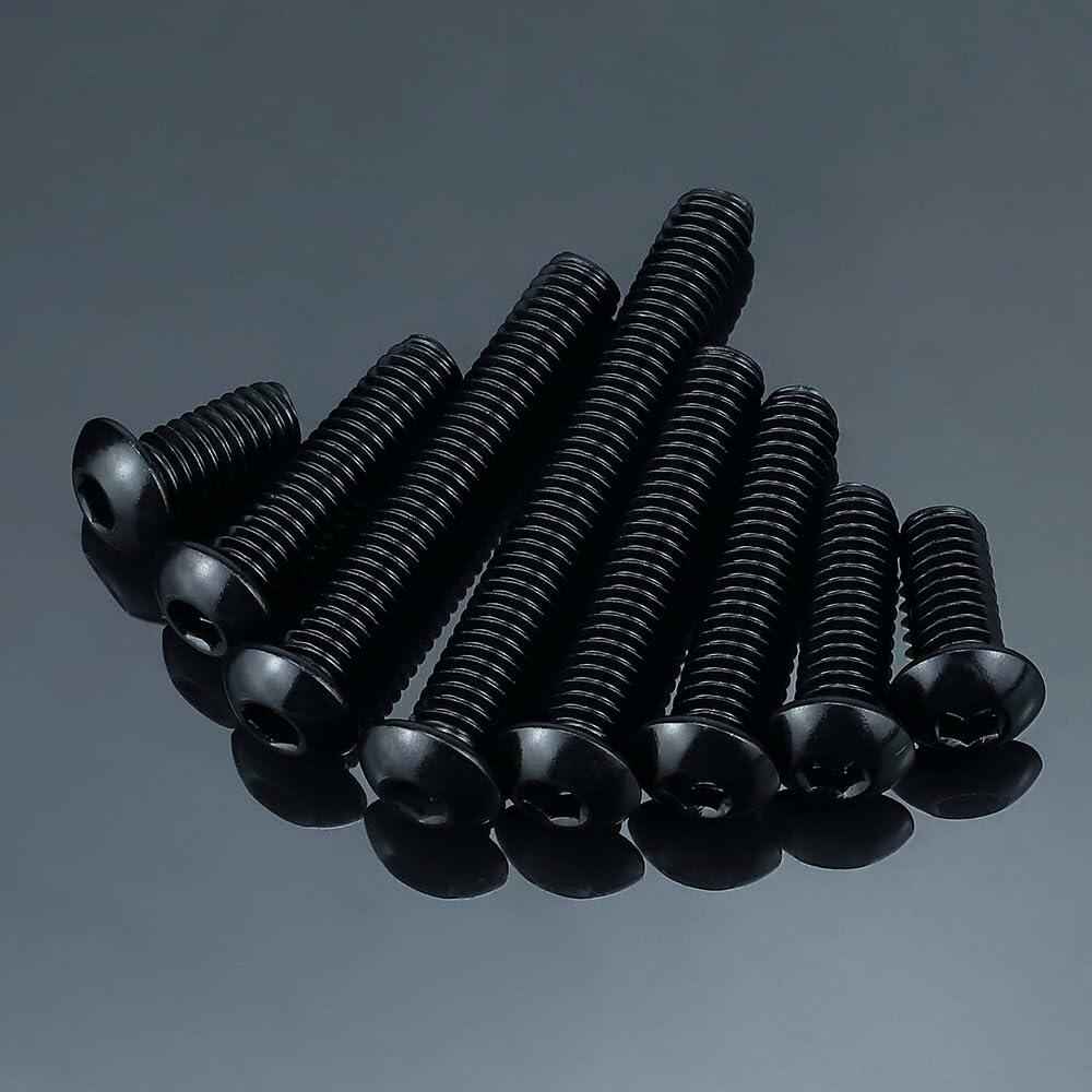 1/4-20 x 1-1/4" Stainless Button Socket Cap Screws 25pcs w/ Hex Wrench