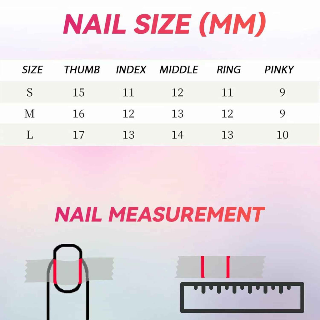 10PCS Handmade Luxury 3D Press-On Nails Reusable Hand-Painted Gel Kit CL-9006-L