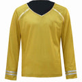 Aiweran Captain Kirk Costume Adult Men Yellow T-Shirt(S), Small